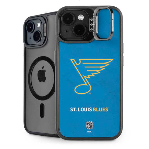 NHL St. Louis Blues Distressed iPhone 14 Kickstand Case